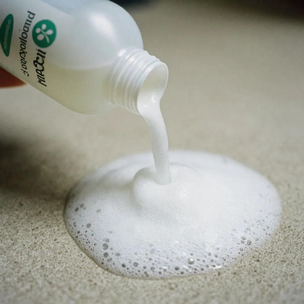 Close-up of natural cleaning products