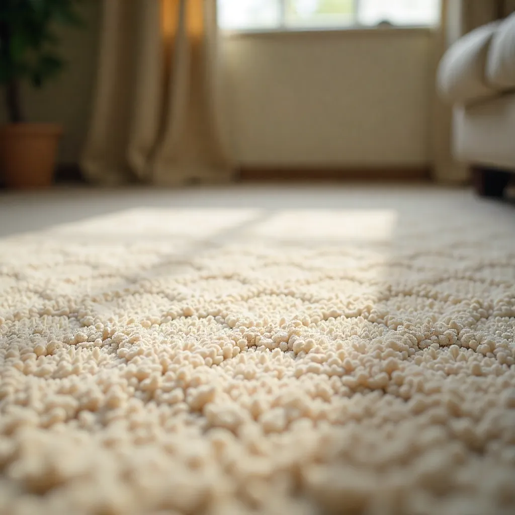 High-pile carpet texture detail